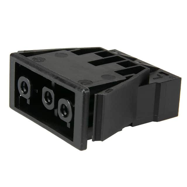 168863 CONN RCPT 3POS CLAMP/SPR PNLMT