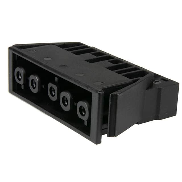 168865 CONN RCPT 5POS CLAMP/SPR PNLMT