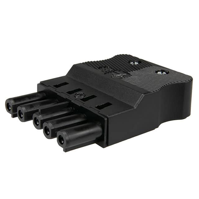165465 CONN RCPT 5POS SCREW W/STRAIN