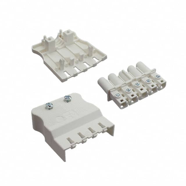 165455 CONN RCPT 5POS SCREW W/STRAIN