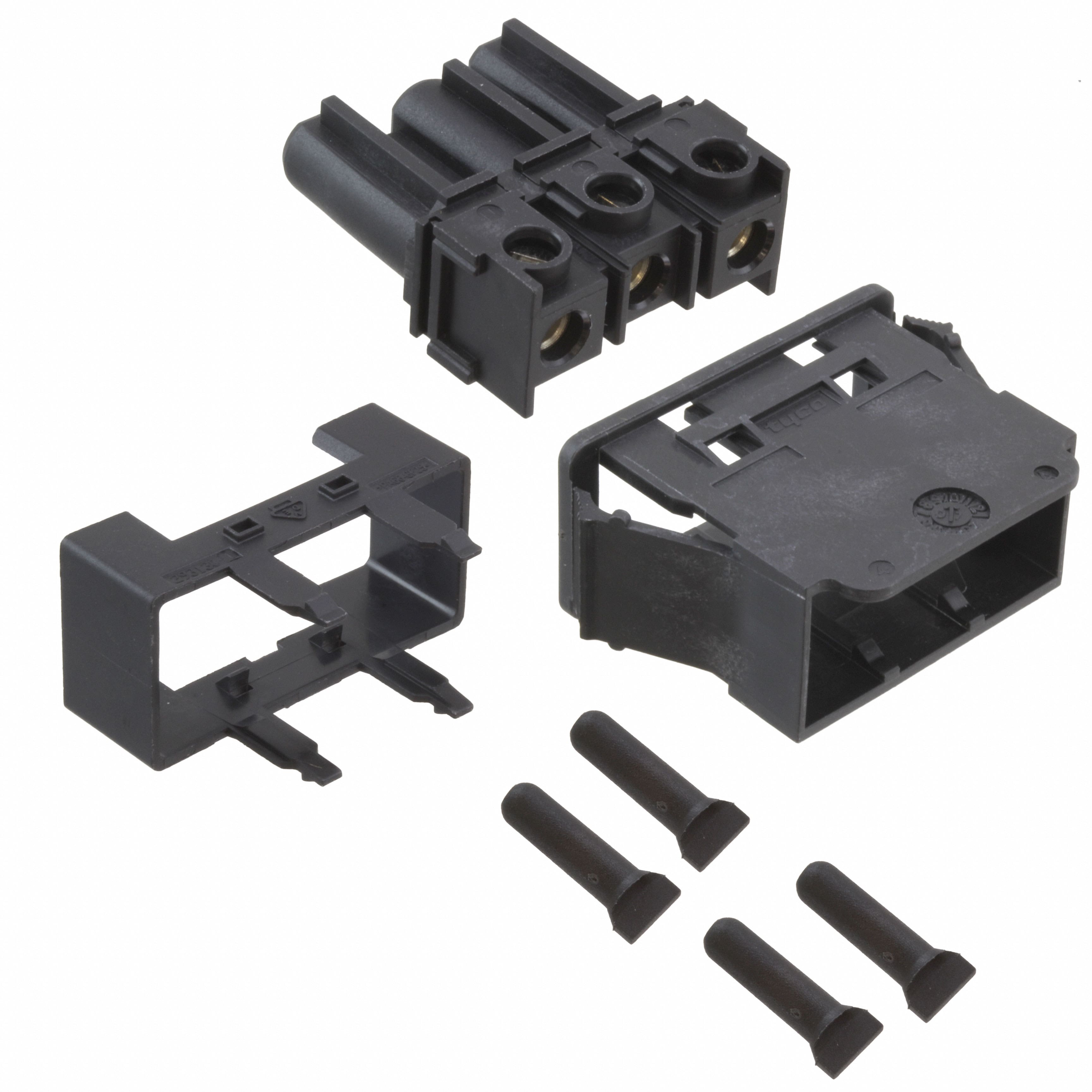 293193-1 CONN SSL PLUG HSG 3POS SCREW