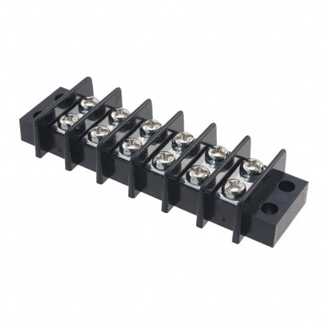 1546670-6 CONN BARRIER STRIP 6CIRC 0.437"