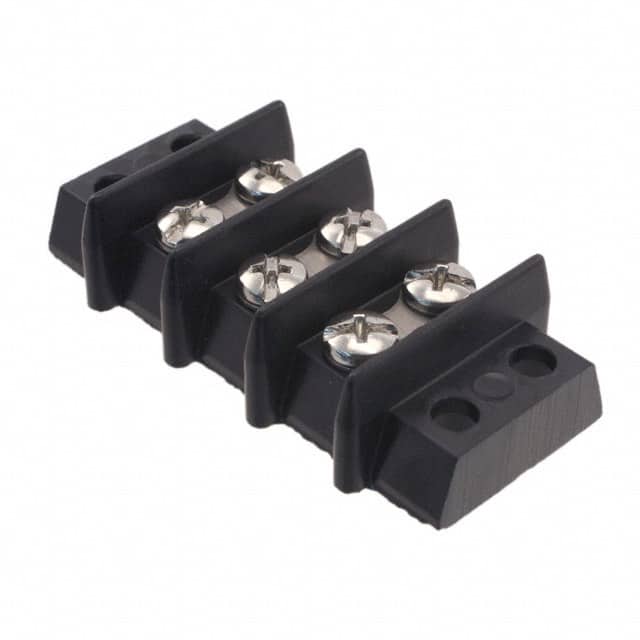3-142 CONN BARRIER STRIP 3CIRC 0.563"