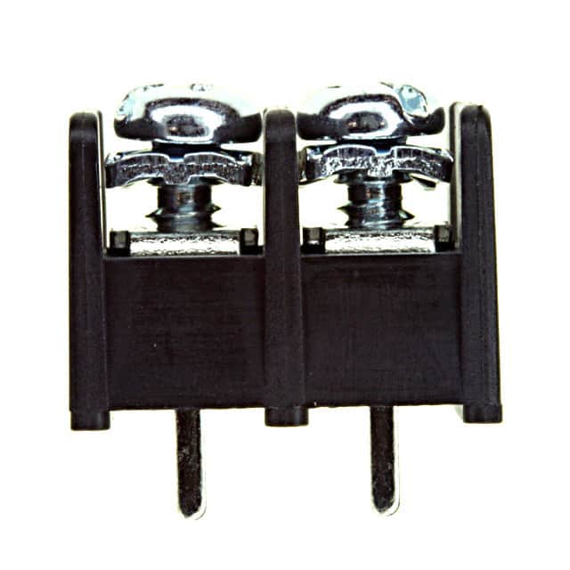 4DB-P108-02 CONN BARRIER STRIP 2CIRC 0.325"