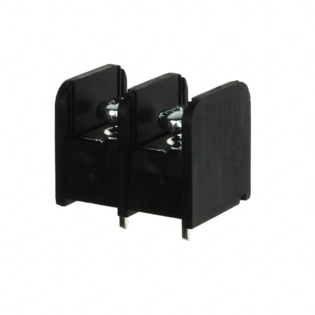 NC6-P107-02 CONN BARRIER STRIP 2CIRC 0.375"