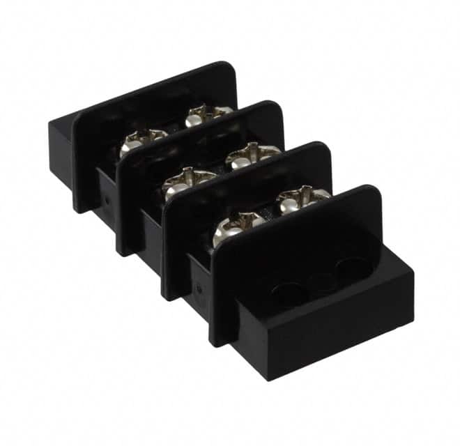 1546306-3 CONN BARRIER STRIP 3CIRC 0.374"