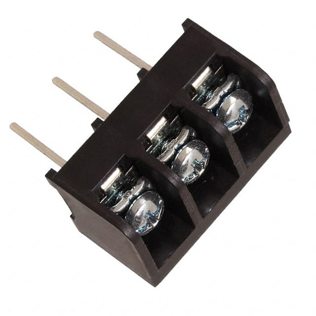 6WWV-03-008 CONN BARRIER STRIP 3CIRC 0.375"