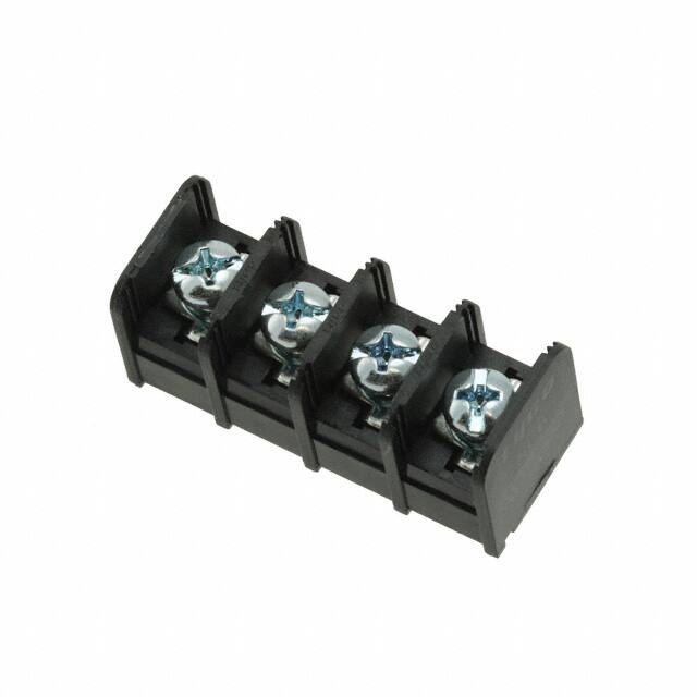 NC6-P107-04 CONN BARRIER STRIP 4CIRC 0.375"