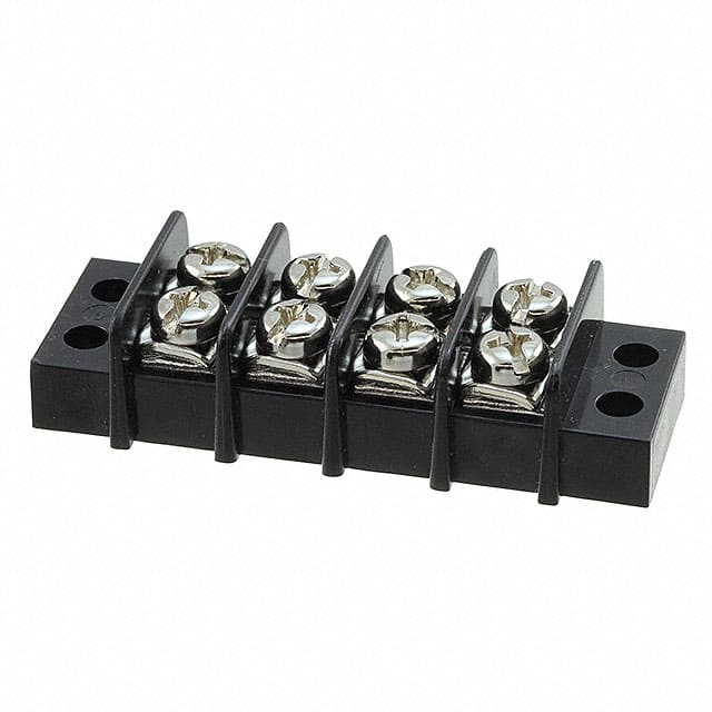 1546307-4 CONN BARRIER STRIP 4CIRC 0.375"