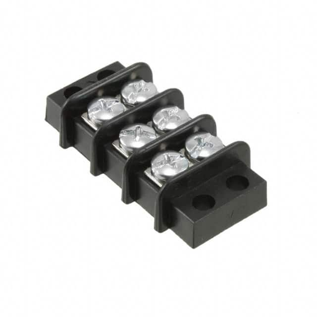 0387700103 CONN BARRIER STRIP 3CIRC 0.375"
