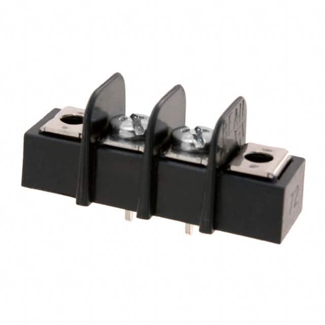 0387206802 CONN BARRIER STRIP 2CIRC 0.375"