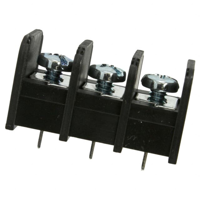 NC6-P107-03 CONN BARRIER STRIP 3CIRC 0.375"