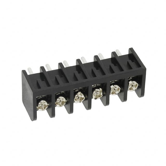 3PCV-06-006 CONN BARRIER STRIP 6CIRC 0.25"