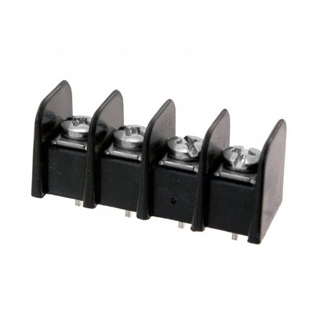 0387206304 CONN BARRIER STRIP 4CIRC 0.375"