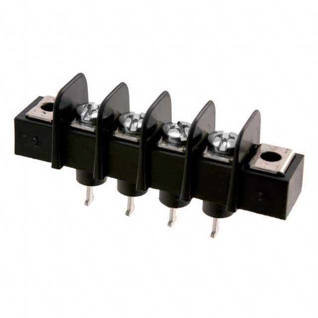 0387203204 CONN BARRIER STRIP 4CIRC 0.375"