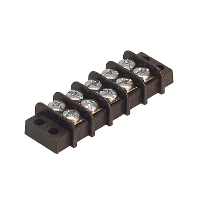 0387700105 CONN BARRIER STRIP 5CIRC 0.375"