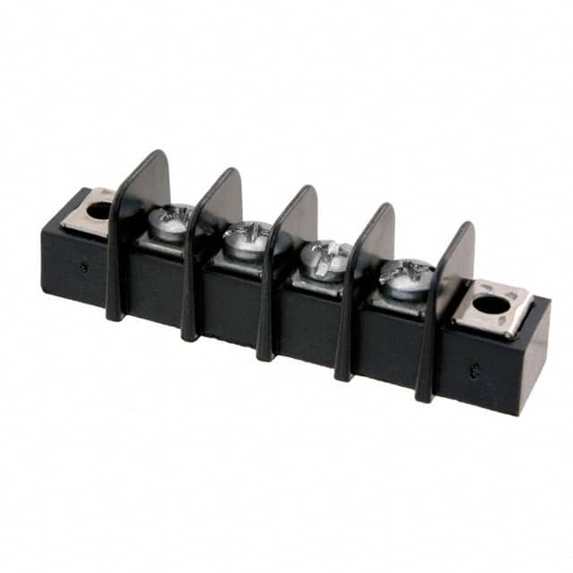 0387200204 CONN BARRIER STRIP 4CIRC 0.375"