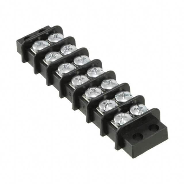 0387700107 CONN BARRIER STRIP 7CIRC 0.375"