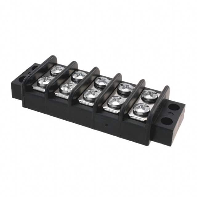 0387800105 CONN BARRIER STRIP 5CIRC 0.438"