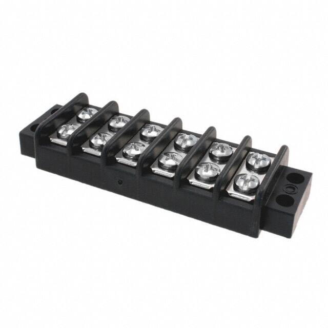 0387800106 CONN BARRIER STRIP 6CIRC 0.438"