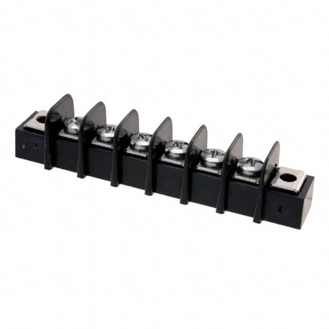 0387200206 CONN BARRIER STRIP 6CIRC 0.375"