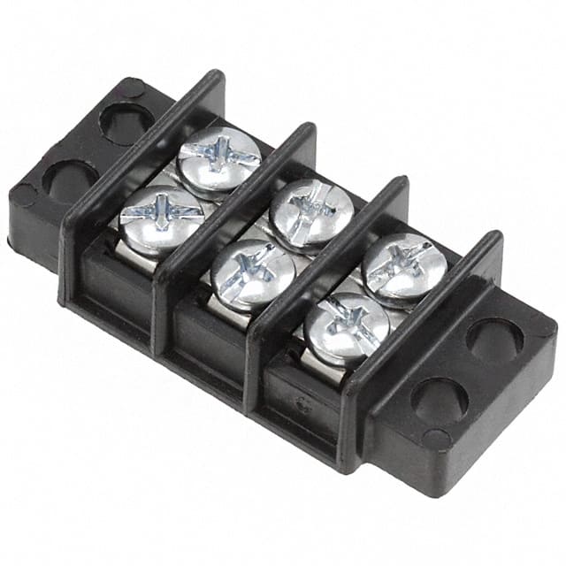 TB100-03 CONN BARRIER STRIP 3CIRC 0.375"