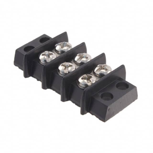 3-140 CONN BARRIER STRIP 3CIRC 0.375"