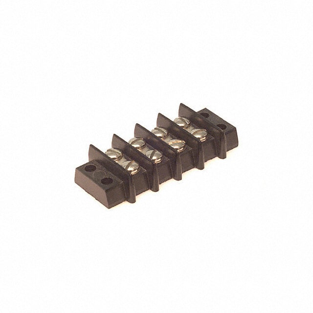 4-141 CONN BARRIER STRIP 4CIRC 0.438"