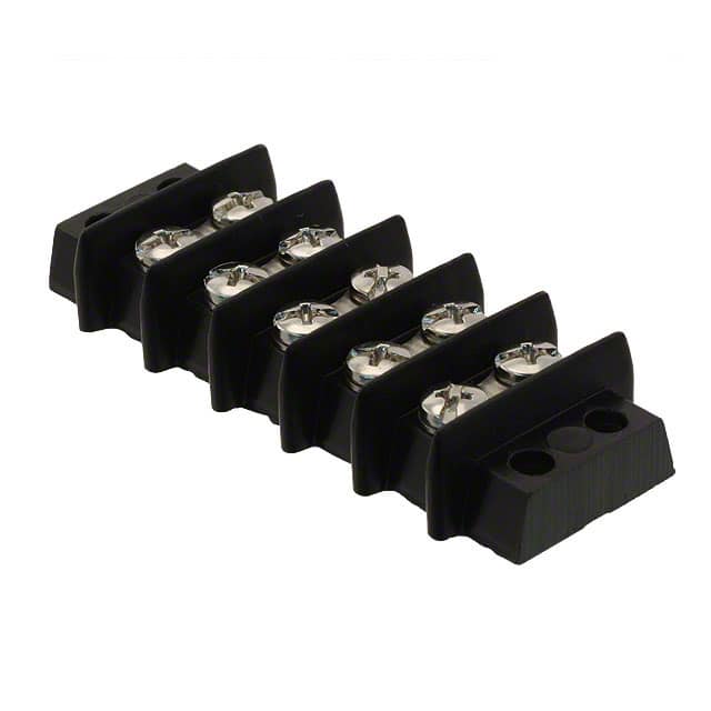 5-141 CONN BARRIER STRIP 5CIRC 0.438"