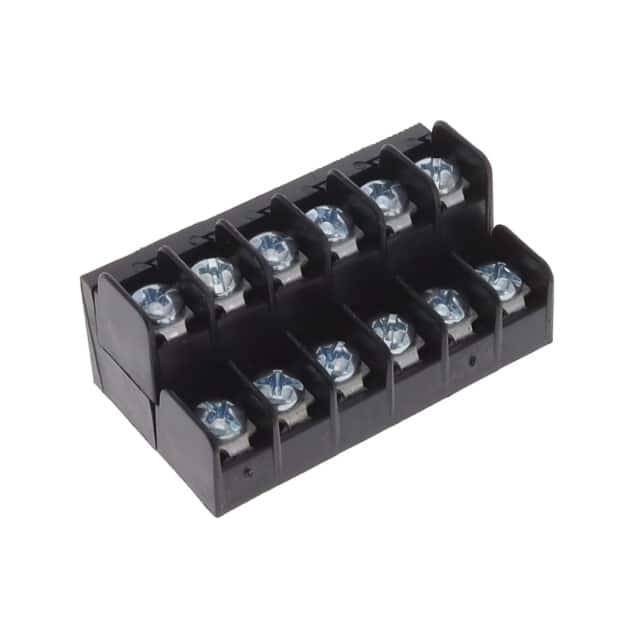 0387068012 CONN BARRIER STRIP 6CIRC 0.325"