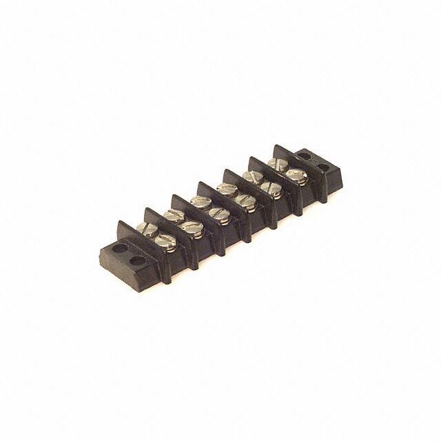6-140 CONN BARRIER STRIP 6CIRC 0.375"