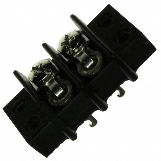 2-140-Y CONN BARRIER STRIP 2CIRC 0.375"