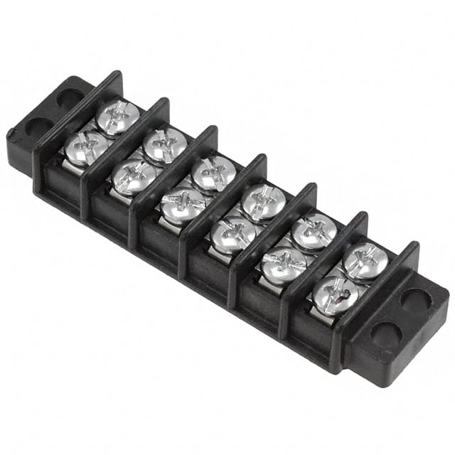 TB100-06 CONN BARRIER STRIP 6CIRC 0.375"
