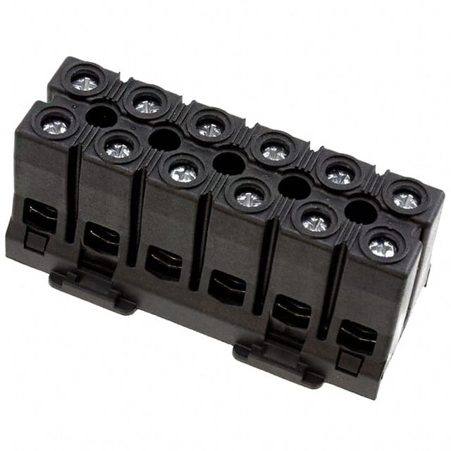 071026000 CONN BARRIER STRIP 6CIRC 0.629"