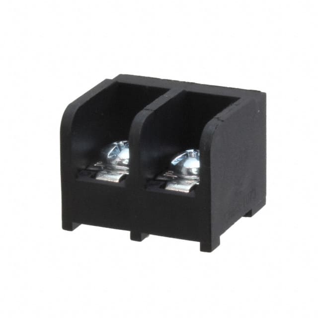 6PCV-02-007 CONN BARRIER STRIP 2CIRC 0.375"
