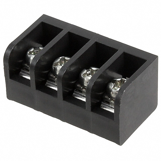 3PCV-04-006 CONN BARRIER STRIP 4CIRC 0.25"