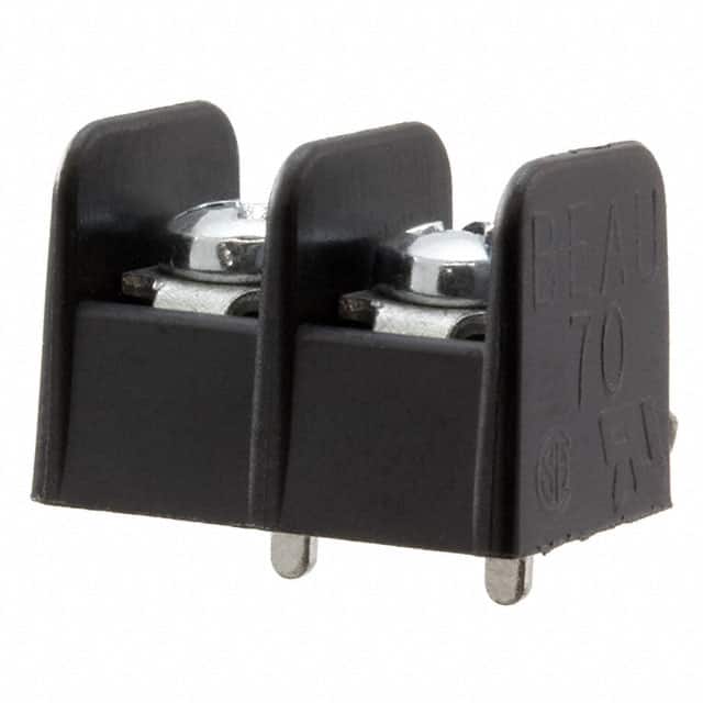 0387006302 CONN BARRIER STRIP 2CIRC 0.325"