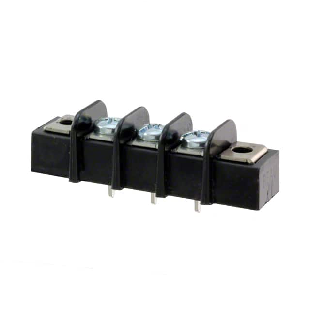 0387106203 CONN BARRIER STRIP 3CIRC 0.375"
