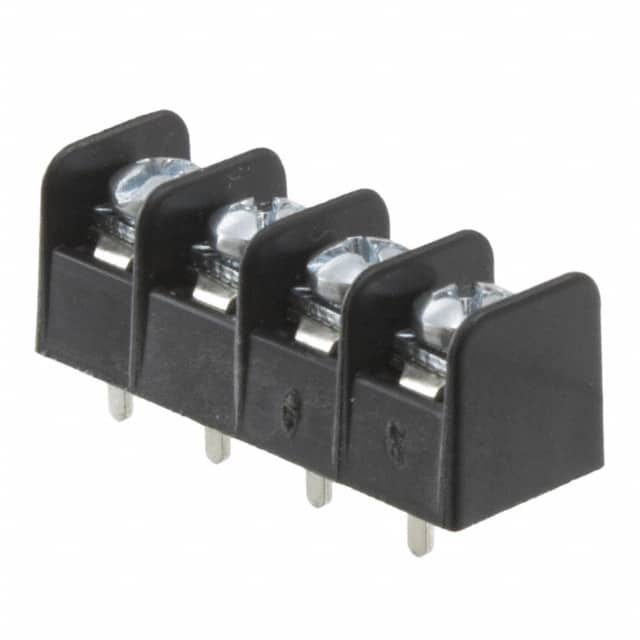 0387007504 CONN BARRIER STRIP 4CIRC 0.325"