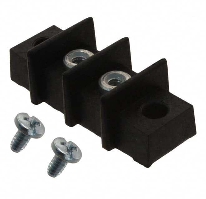 GBPX-2 CONN BARRIER STRIP 2CIRC 0.438"