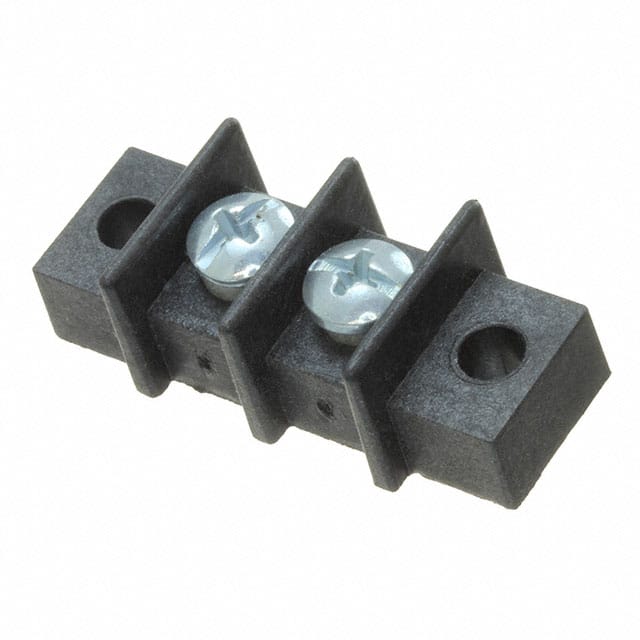 GBPAX-2 CONN BARRIER STRIP 2CIRC 0.438"