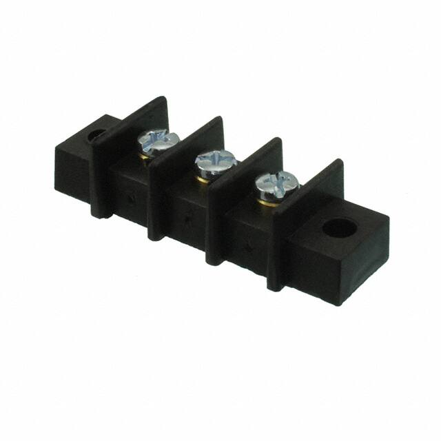GBSX-3 CONN BARRIER STRIP 3CIRC 0.438"