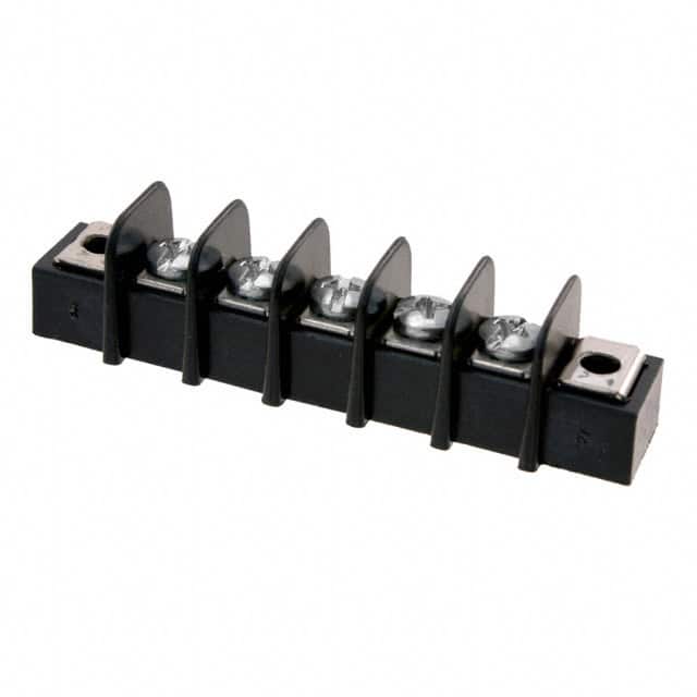 0387200205 CONN BARRIER STRIP 5CIRC 0.375"
