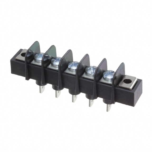0387216705 CONN BARRIER STRIP 5CIRC 0.375"