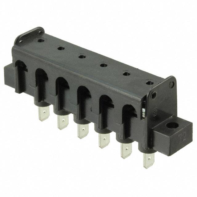 0387291013 CONN BARRIER STRIP 6CIRC 0.375"