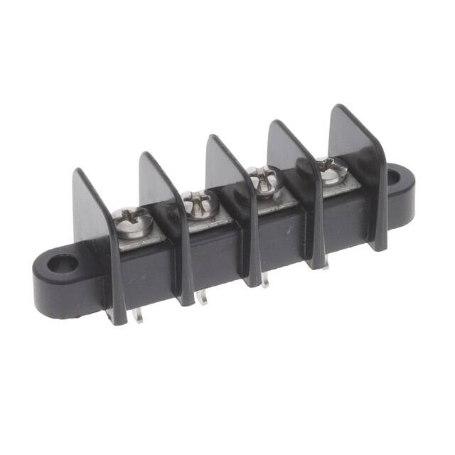 0387390106 CONN BARRIER STRIP 4CIRC 0.438"
