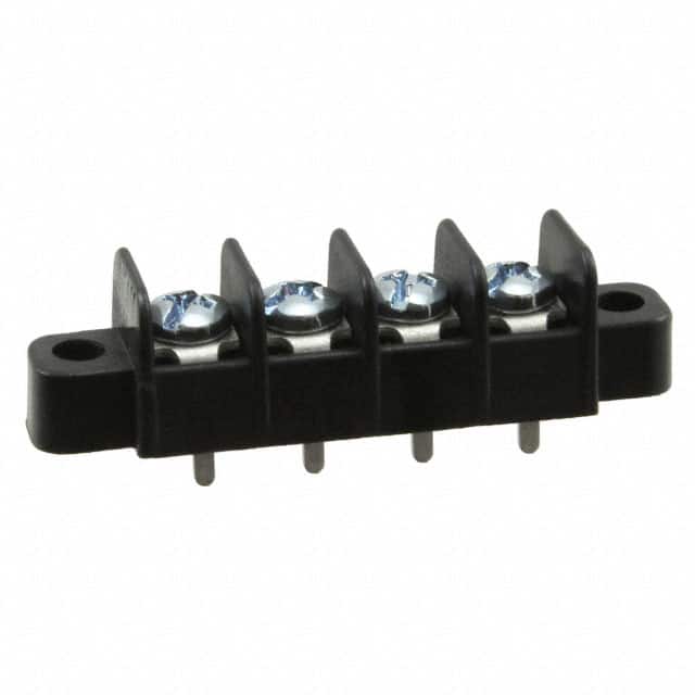 0387006104 CONN BARRIER STRIP 4CIRC 0.325"