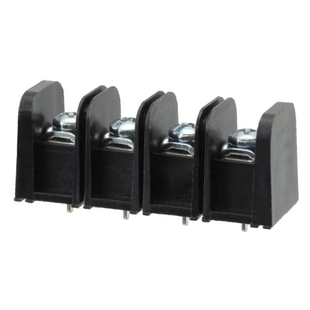 0386307804 CONN BARRIER STRIP 4CIRC 0.438"
