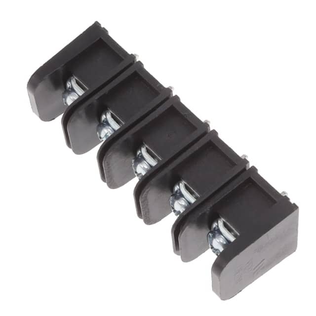 0386307805 CONN BARRIER STRIP 5CIRC 0.438"