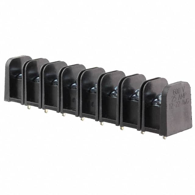 0386307808 CONN BARRIER STRIP 8CIRC 0.438"